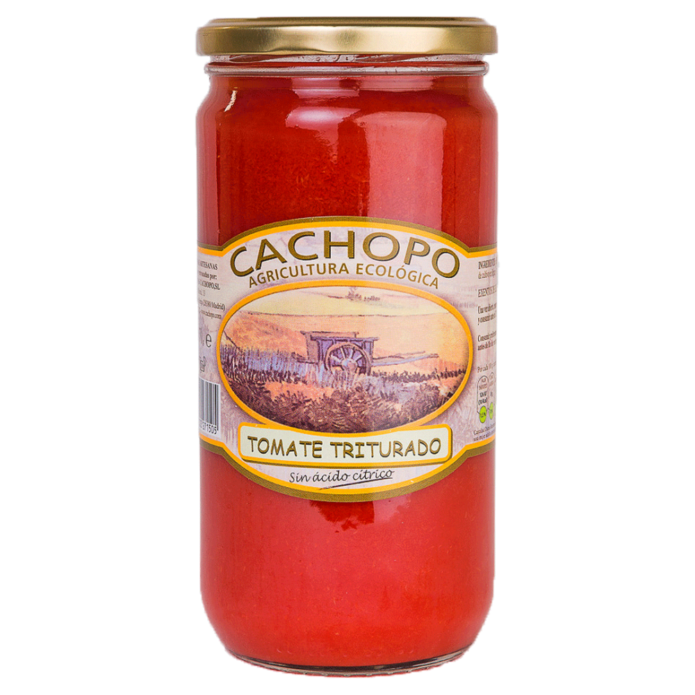 Cachopo tomate triturado